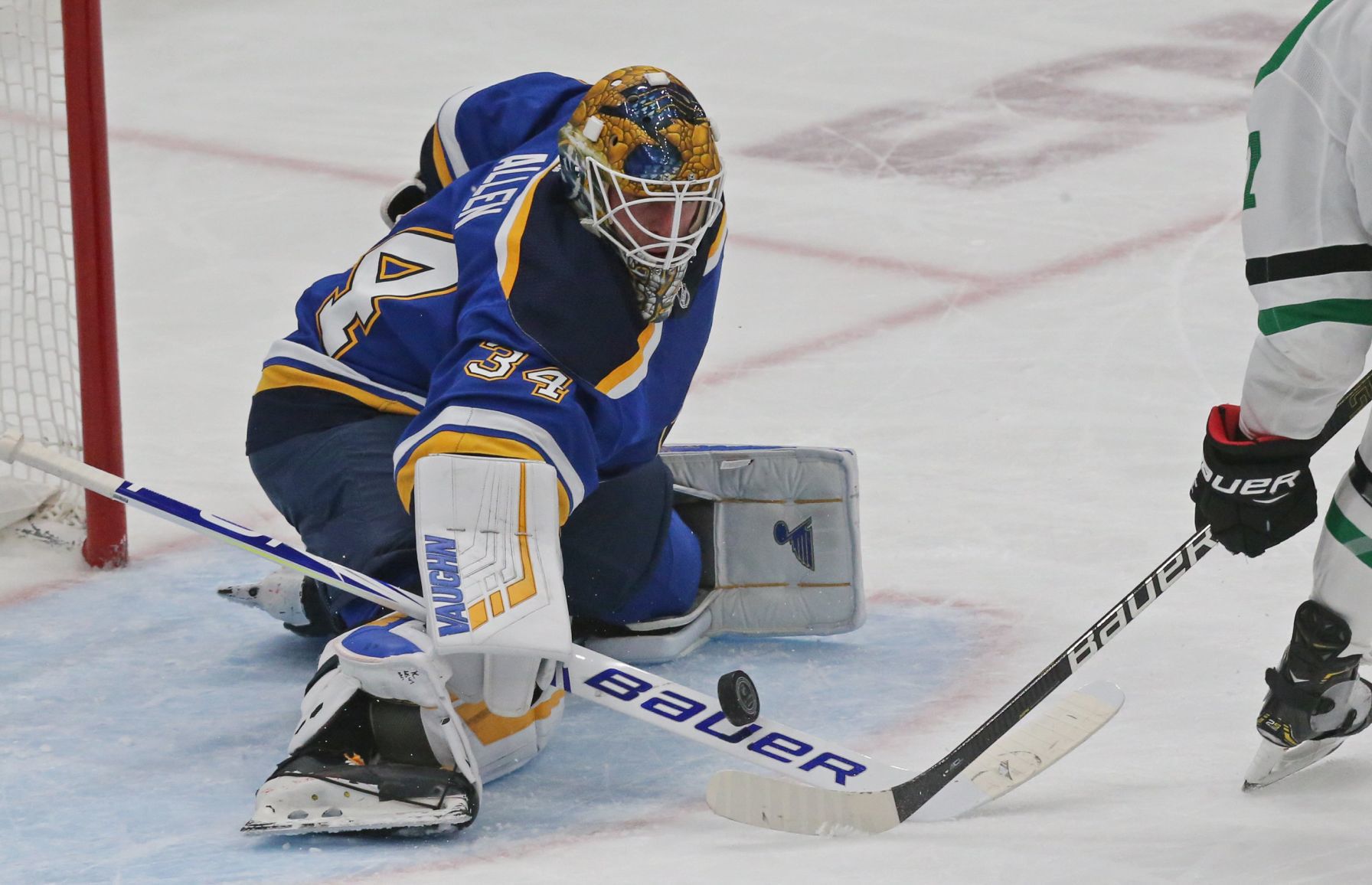 The Blues take on the Stars at Enterprise Center